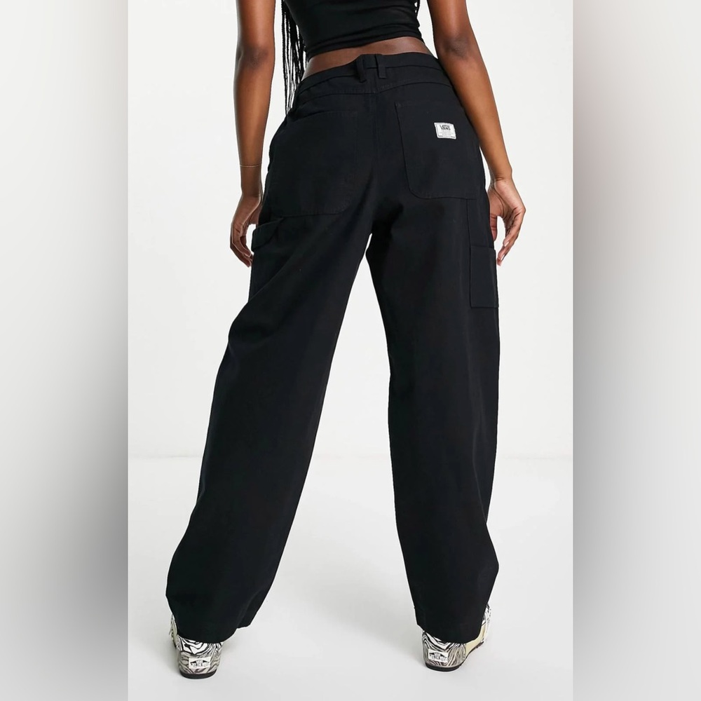 Vans women’s Ground Work Carpenter pant 28 black